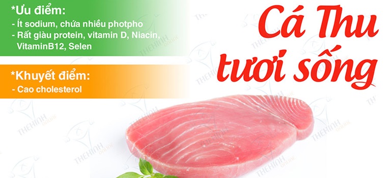 Giá trị dinh dưỡng cá thu - Nguồn protein nhiều Omega 3 tốt cho gymer