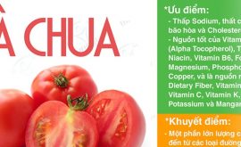 Giá trị dinh dưỡng của cà chua - Nhiều vitamin C tốt cho sức khỏe gymer