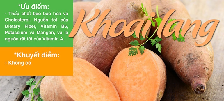 Giá trị dinh dưỡng khoai lang - Nguồn tinh bột nhiều xơ, thấp GI cho gymer